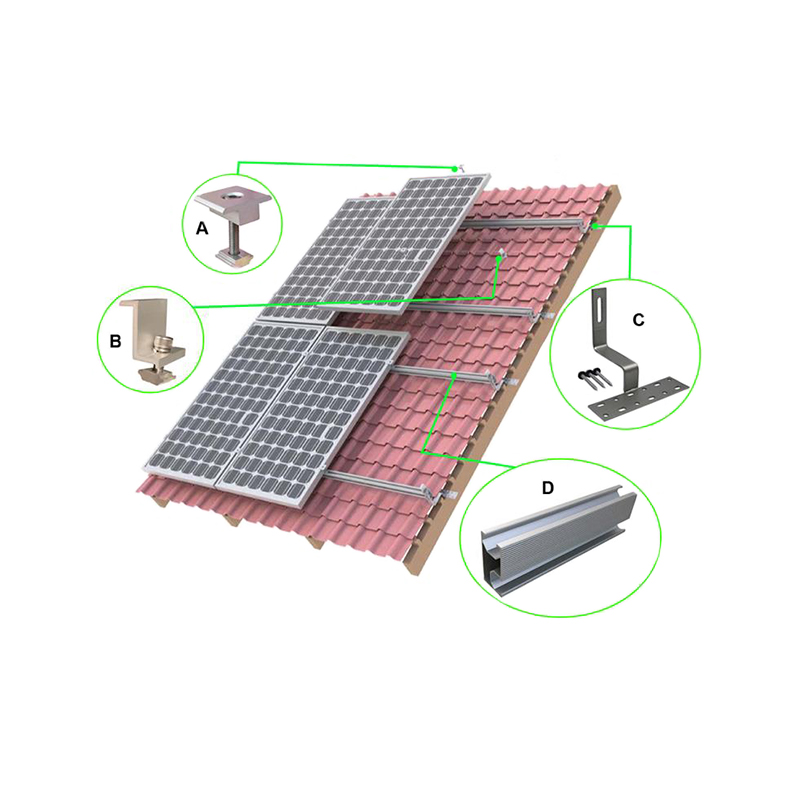 Soporte de Accesorios para Soportes Solares, Gancho de Acero Inoxidable Sus304